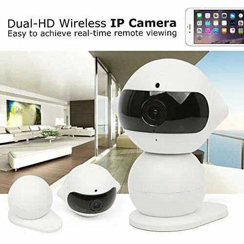 Dual-hd wireless ip camera p2p 290000₽