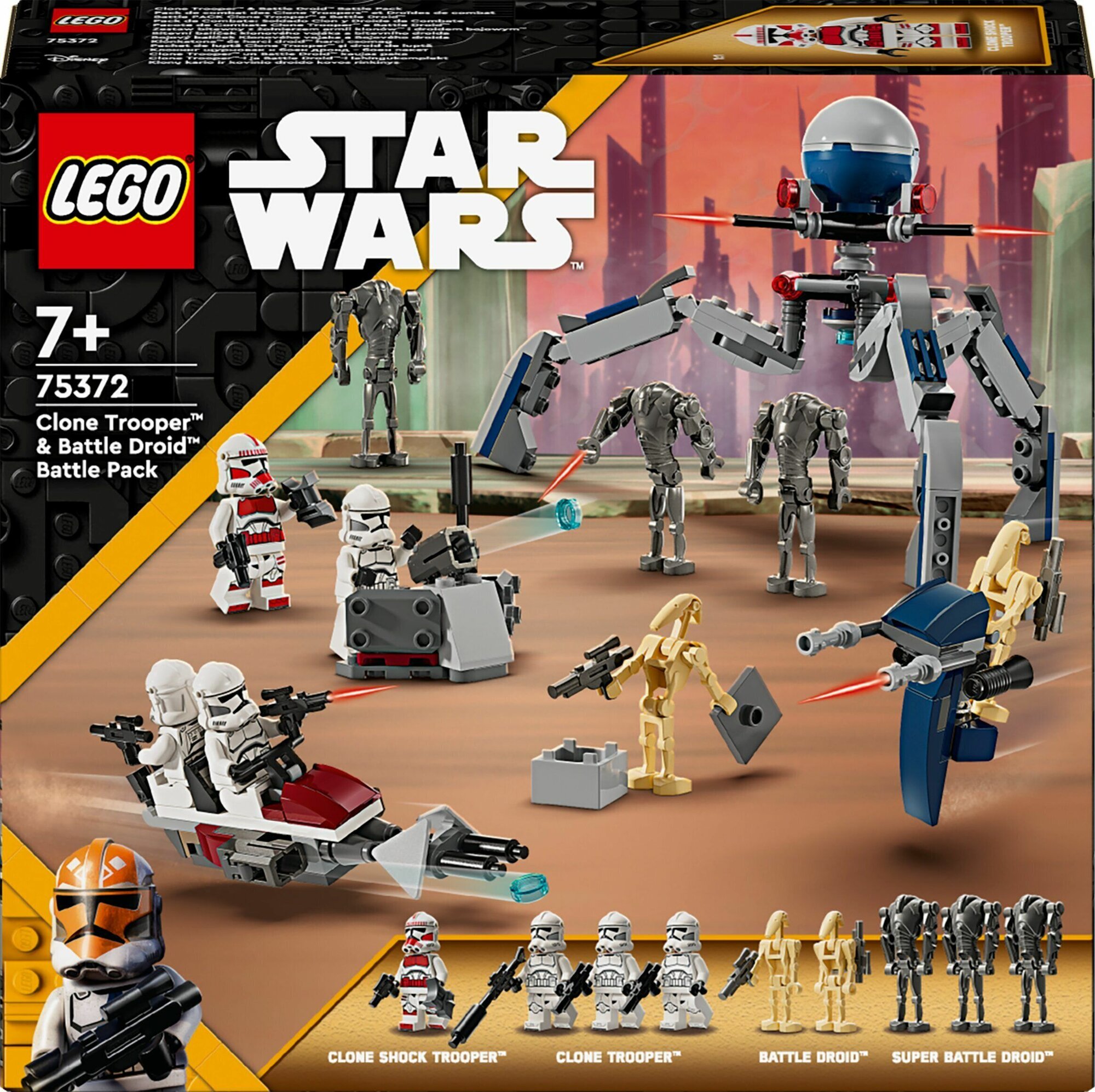 LEGO STAR WARS 75372 Боевой набор: Клоны и боевой дроид