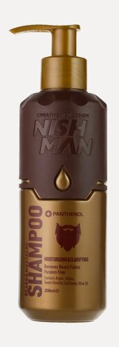 Изображение товара NISHMAN Шампунь для бороды и усов Beard&Mustache Care Shampoo, 200 мл