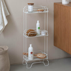 Стеллаж-этажерка с 3 полками 30x15x78,5 см Модулус ЧМЗ цвет Белый