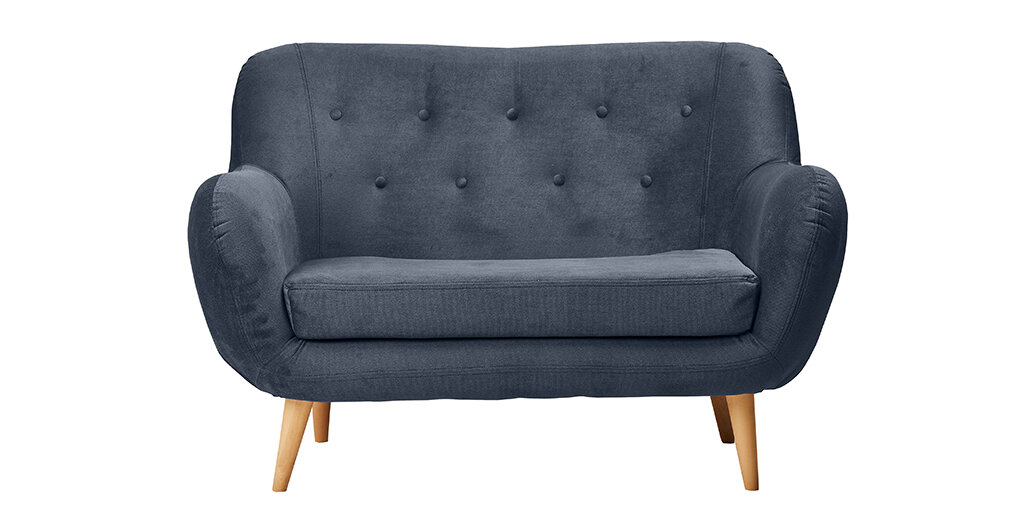 фото Диван Элефант двухместный, 138х85х90 см, диван нераскладной, без подушек. Гарантия 12 месяцев