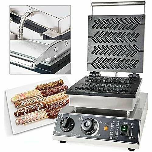 Вафельница Вафельница мощностью 1700 Вт с регулируемой температурой антипригарным покрытием и легкой чисткой сигнальными лампочками Вафельница с регулируемым регулятором температуры 3756500₽