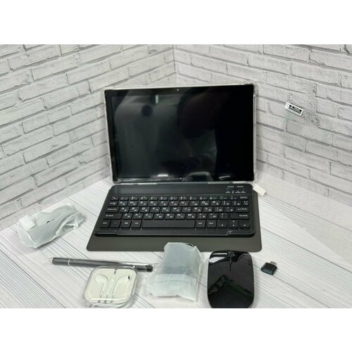 Планшет с клавиатурой JERK планшет андроид с чехлом стилусом мышкой наушниками бежевый 889200₽