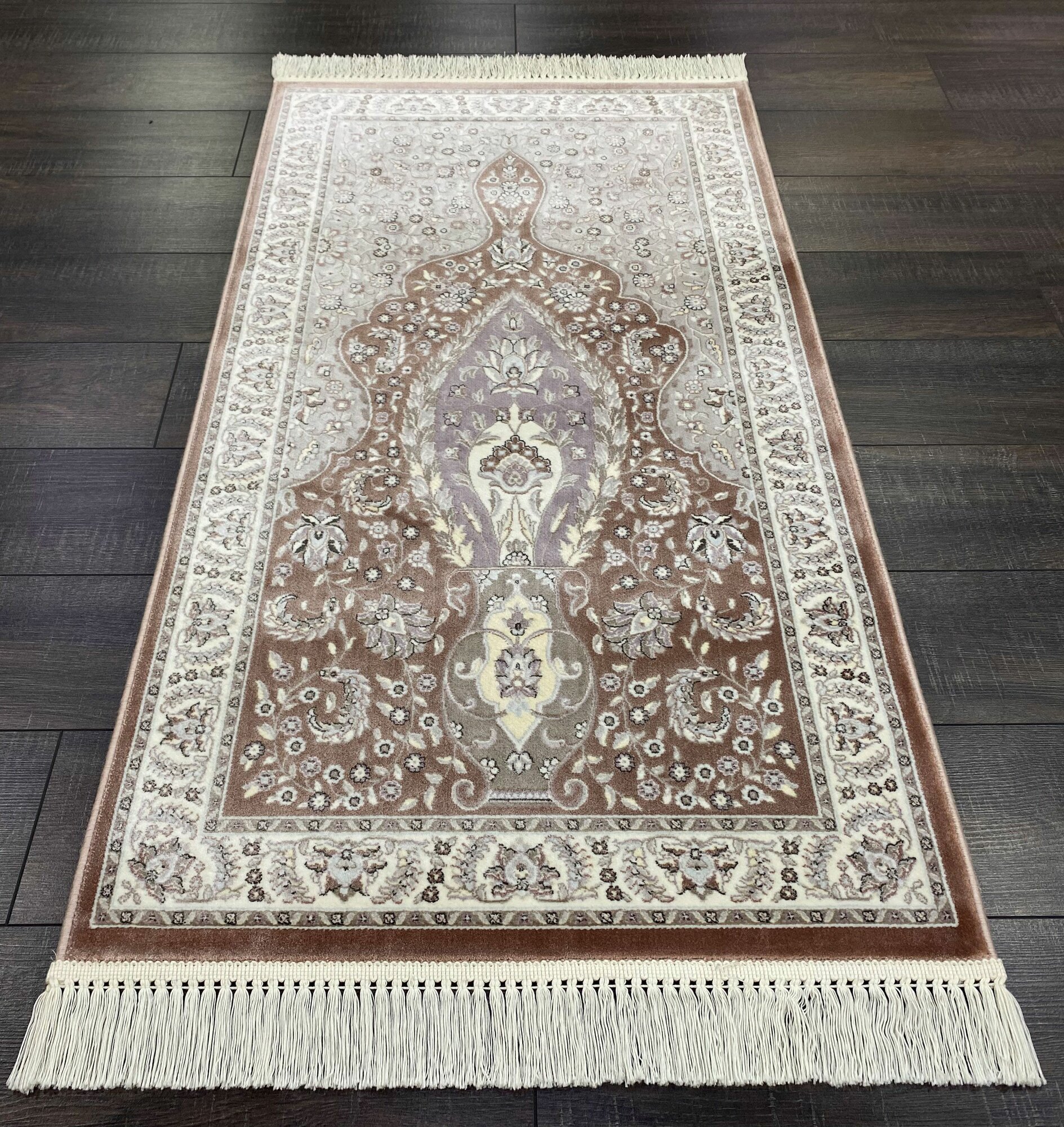 Молитвенный коврик Roger Vanden Bergh "Unique", фабричное производство, бельгийский бамбуковый шёлк 0.5х0.8 м — фото 1