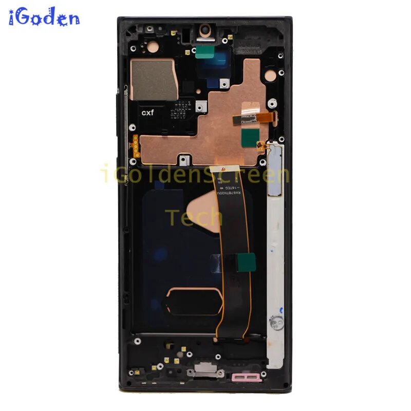 ЖК-дисплей OLED для Samsung Galaxy Note 20 Ultra, ЖК-дисплей с сенсорным экраном и дигитайзером для Samsung Note20 Ultra 5G N985F N986B, Black Frame 6.78 — фото 1