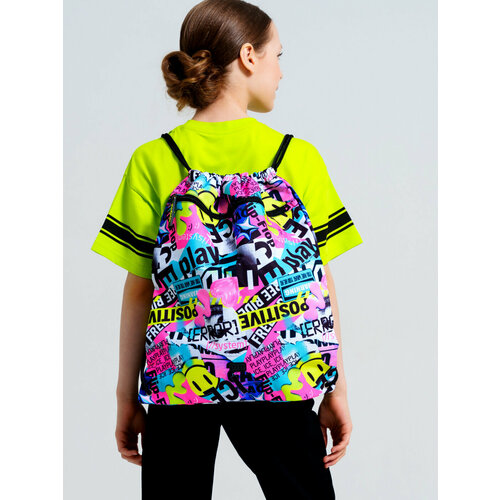 Сумка-мешок для девочки PlayToday размер 4838 см черный 934₽