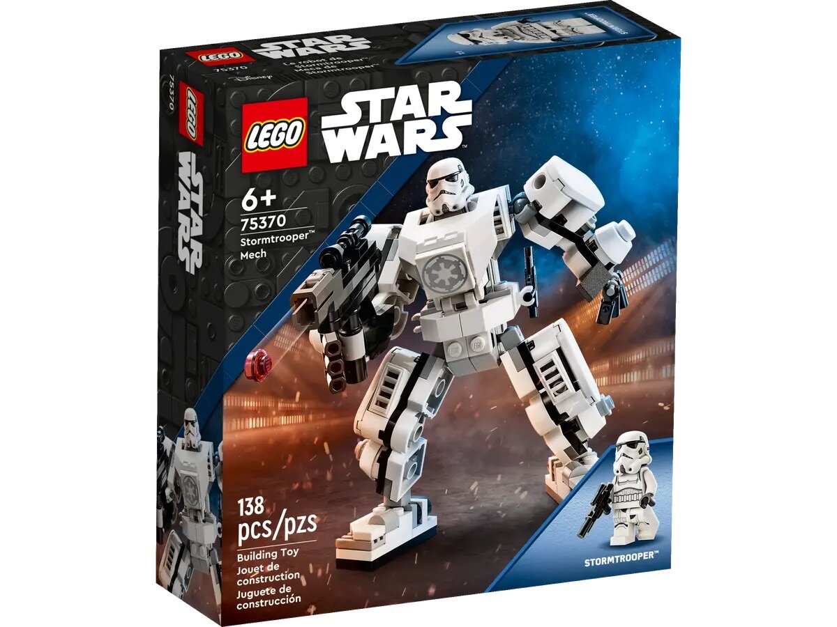 Конструктор LEGO Star Wars™ 75370 Робот Штурмовик, белый, 138 дет.