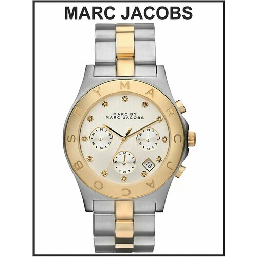 фото Наручные часы marc jacobs, золотистый/серебристый