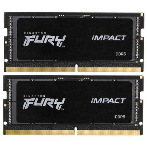 Память оперативная Kingston 64GB 4800MTs DDR5 CL38 SODIMM Kit of 2 FURY Impact PnP 36976₽