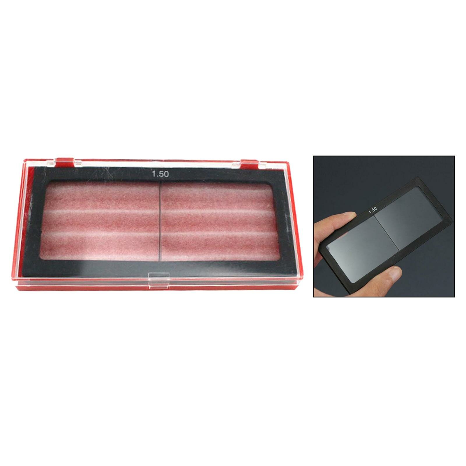 Изображение +1.0 диоптрическая линза - стекло (108х50х4) для маски хамелеон