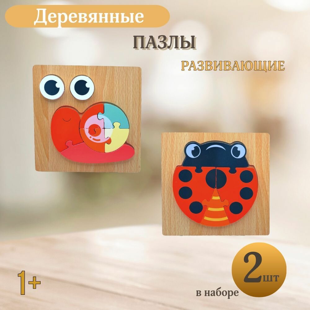 Развивающие Деревянные...