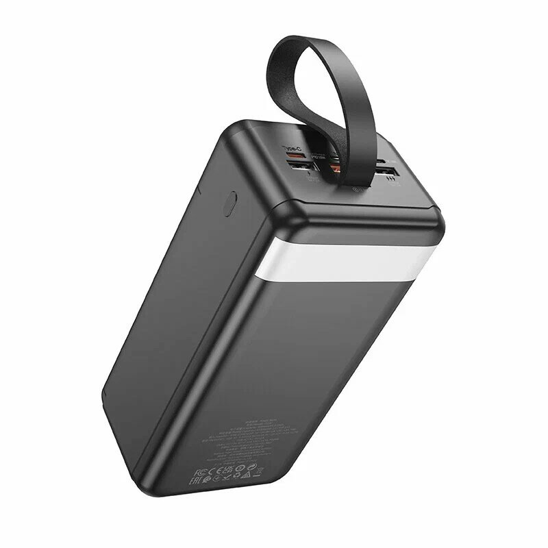 Аккумулятор Hoco J123C Element 22.5W 60000mAh черный — фото 1