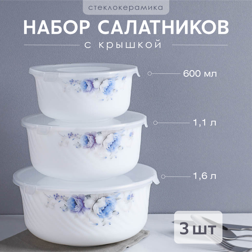 Салатник с крышкой 3 шт 1190₽