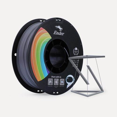 Изображение товара Филамент Creality Ender PLA+ пластик 3D 1 кг. серый