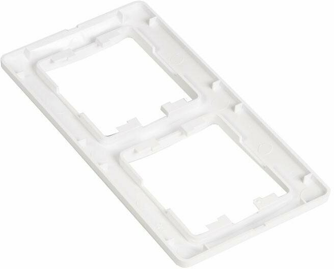 SE Glossa Бел Рамка 2-я, горизонтальная [Schneider Electric GSL000102] — фото 1