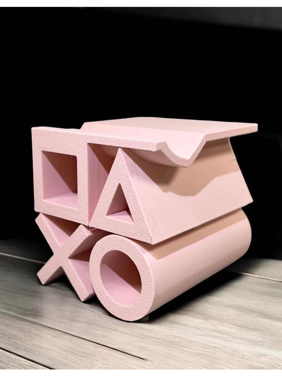 Подставка для геймпада (розовая) PS5 playstation 3D Печать уникальная — фото 1