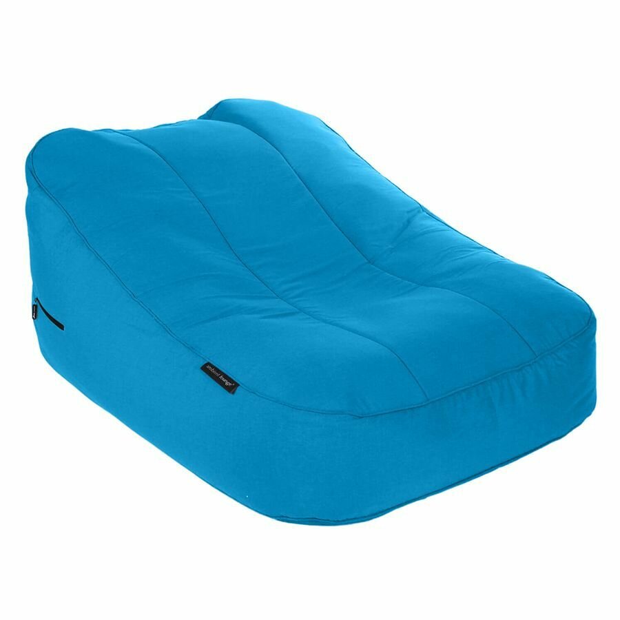 Изображение Шезлонг для бассейна Satellite Twin Sofa - Azurri Blue (олефин, голубой) - садовая лаунж мебель для отдыха на даче