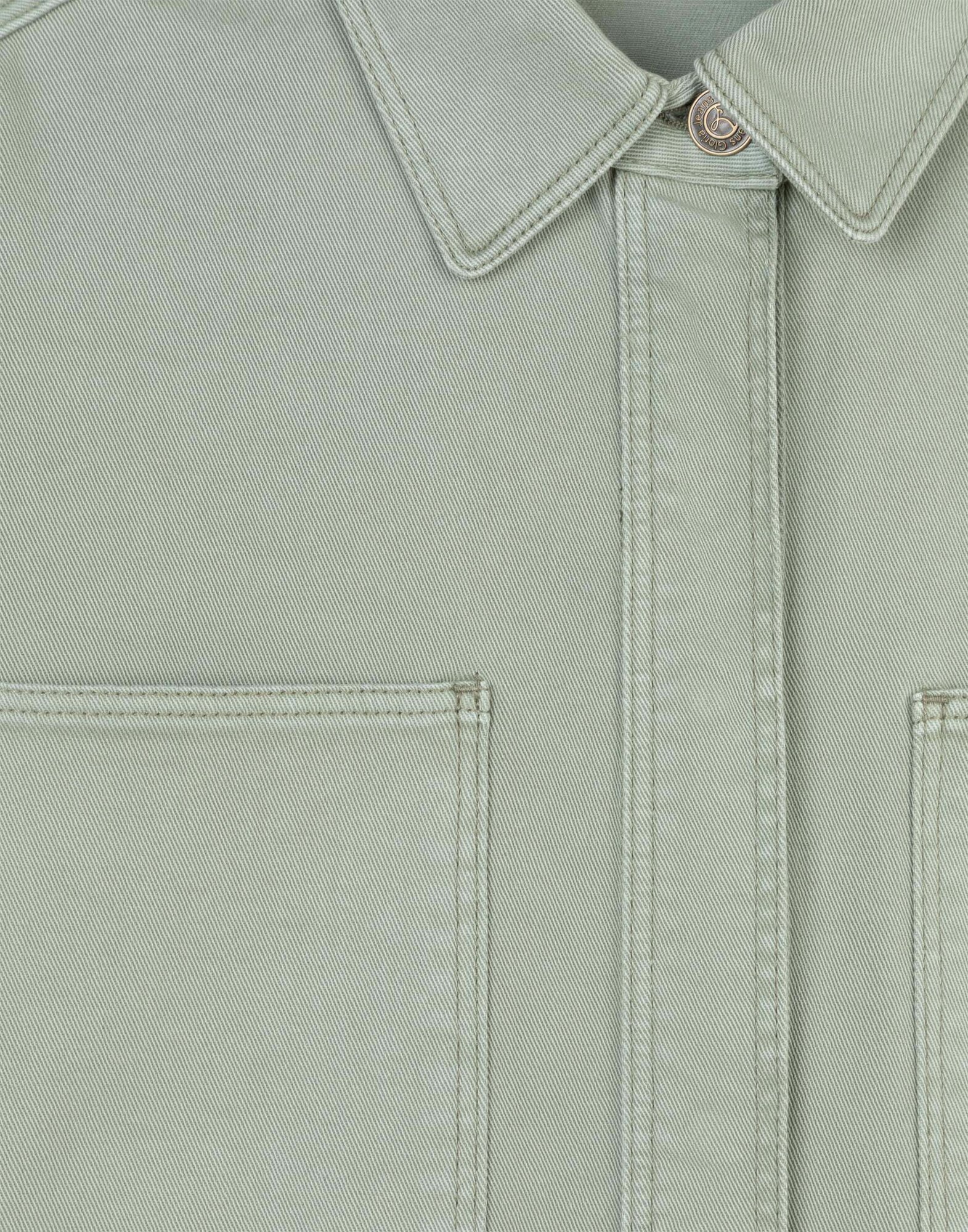 Рубашка Gloria Jeans, размер S-M/170 (42-46), оливковый — фото 1