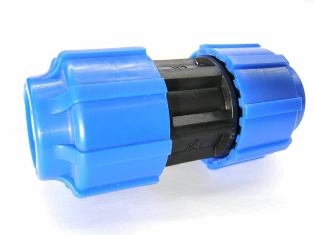 Муфта соединительная компрессионная ПНД ф50 тпк-аква — фото 1