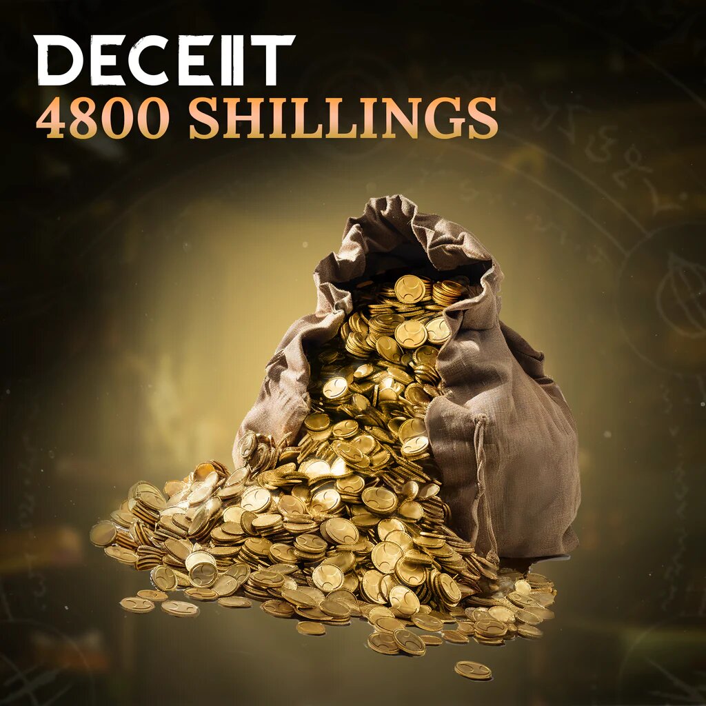 Дополнение Deceit 2 Colossal Shilling Sack (4800 Shillings), цифровое издание PlayStation 5, регион Турция / код пополнения баланса
