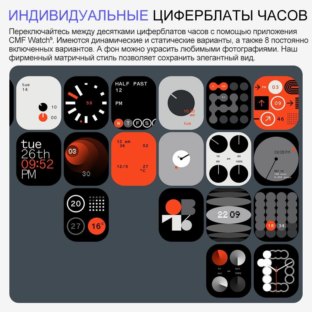 Умные часы Nothing CMF Watch Pro, глобальная версия, темно серый — фото 1