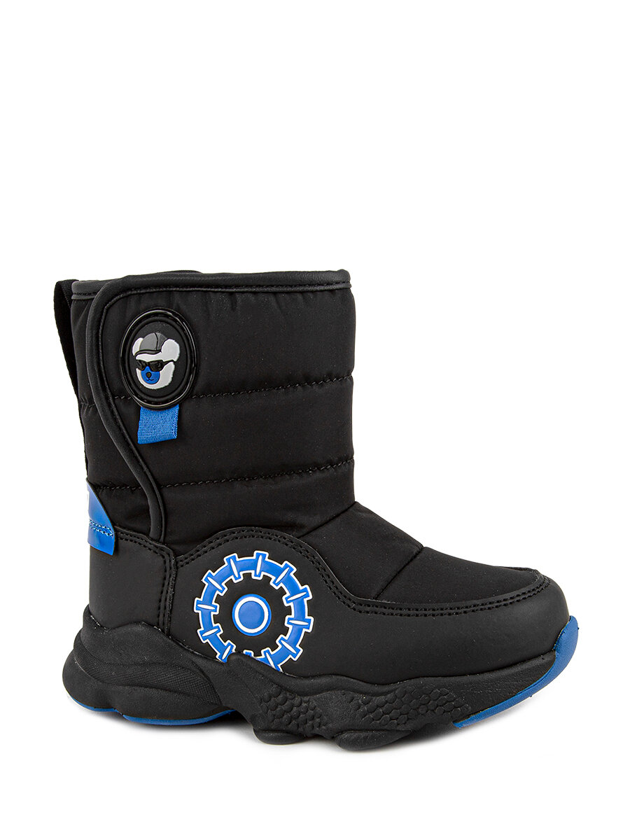 Дутики Kapika размер 26 черный/синий