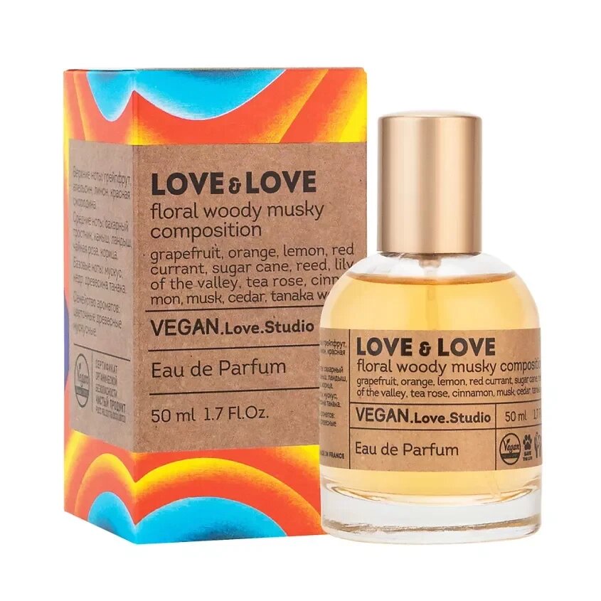 Delta Parfum Vegan Love Studio "Love&Love" Парфюмерная вода 50 мл 50