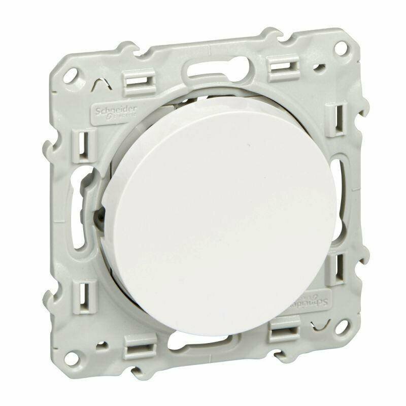 Schneider Electric Schneider Electric Механизм выключателя 1-кл. СП Odace 10А IP21 (сх. 1) с подсветкой бел. Schneider Electric S52R201