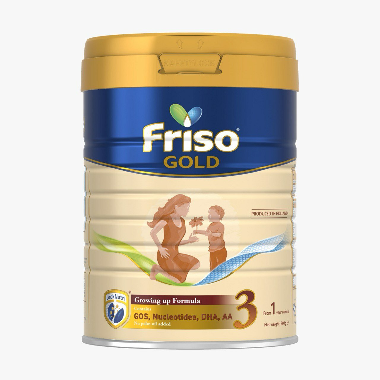 Детская смесь Friso "Gold3", от 1 до 3 лет, без пальм. масла, 800г