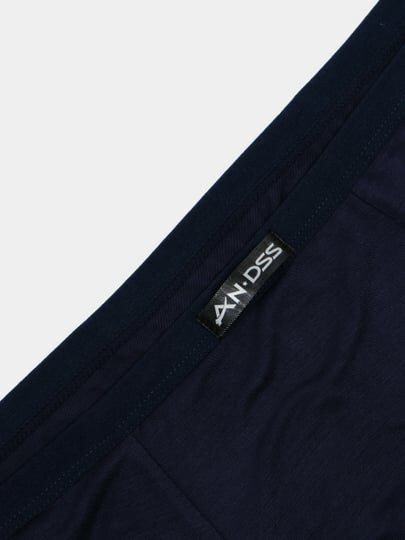 Трусы , комплект из 2 шт., размер 4XL-54/56, синий, серый, черный — фото 1