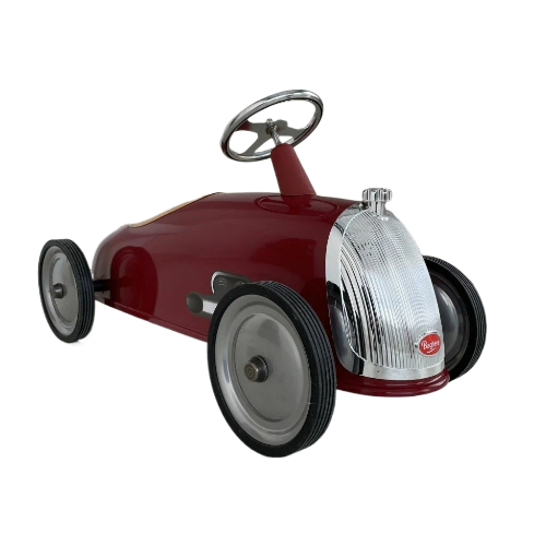 Машинка толокар "Baghera Rider", для детей от 2 лет, бесшумная, ударопрочная, красная