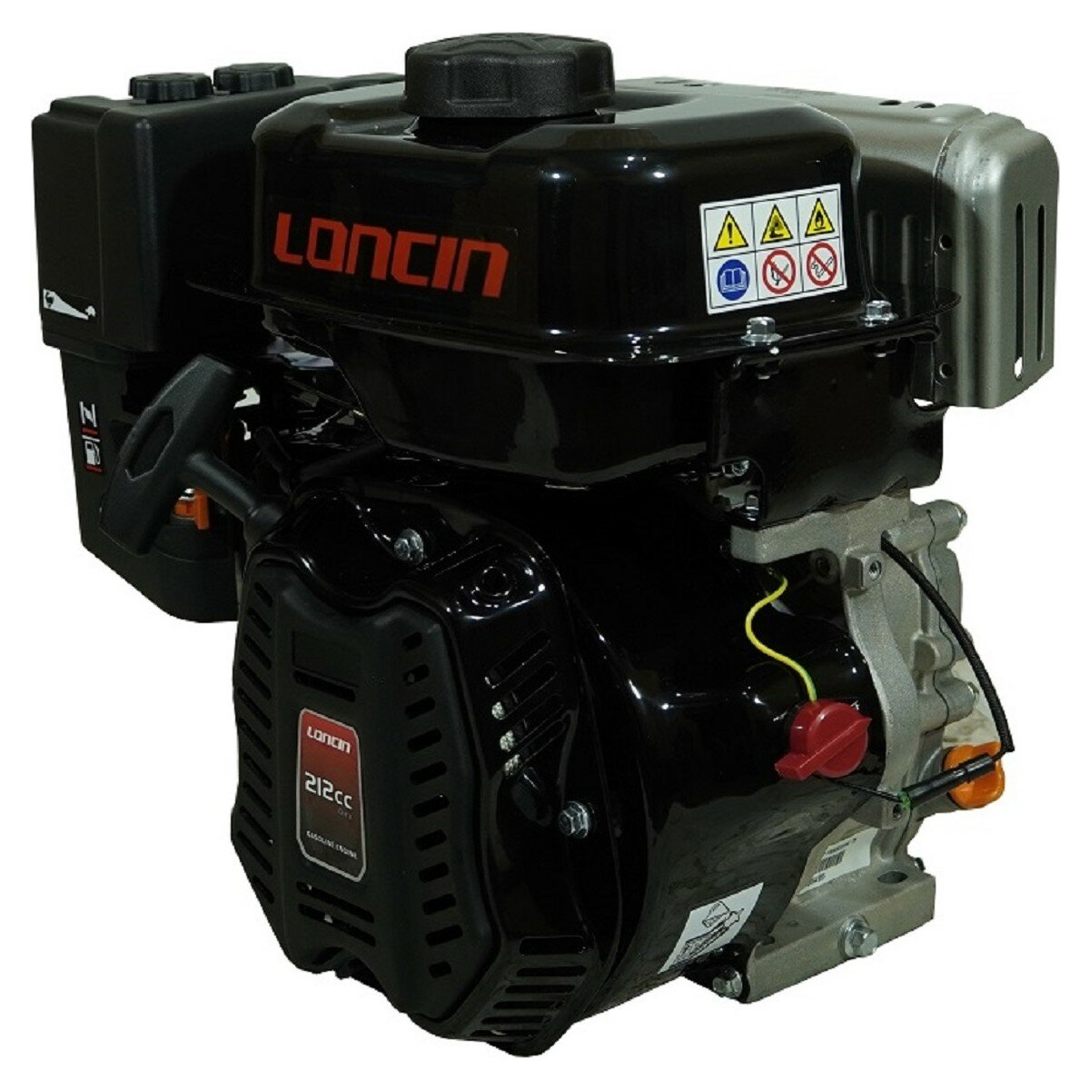 Бензиновый двигатель LONCIN LC170FA (A type) D20 7,0 л. с. (вал 20 мм) лодочная серия — фото 1