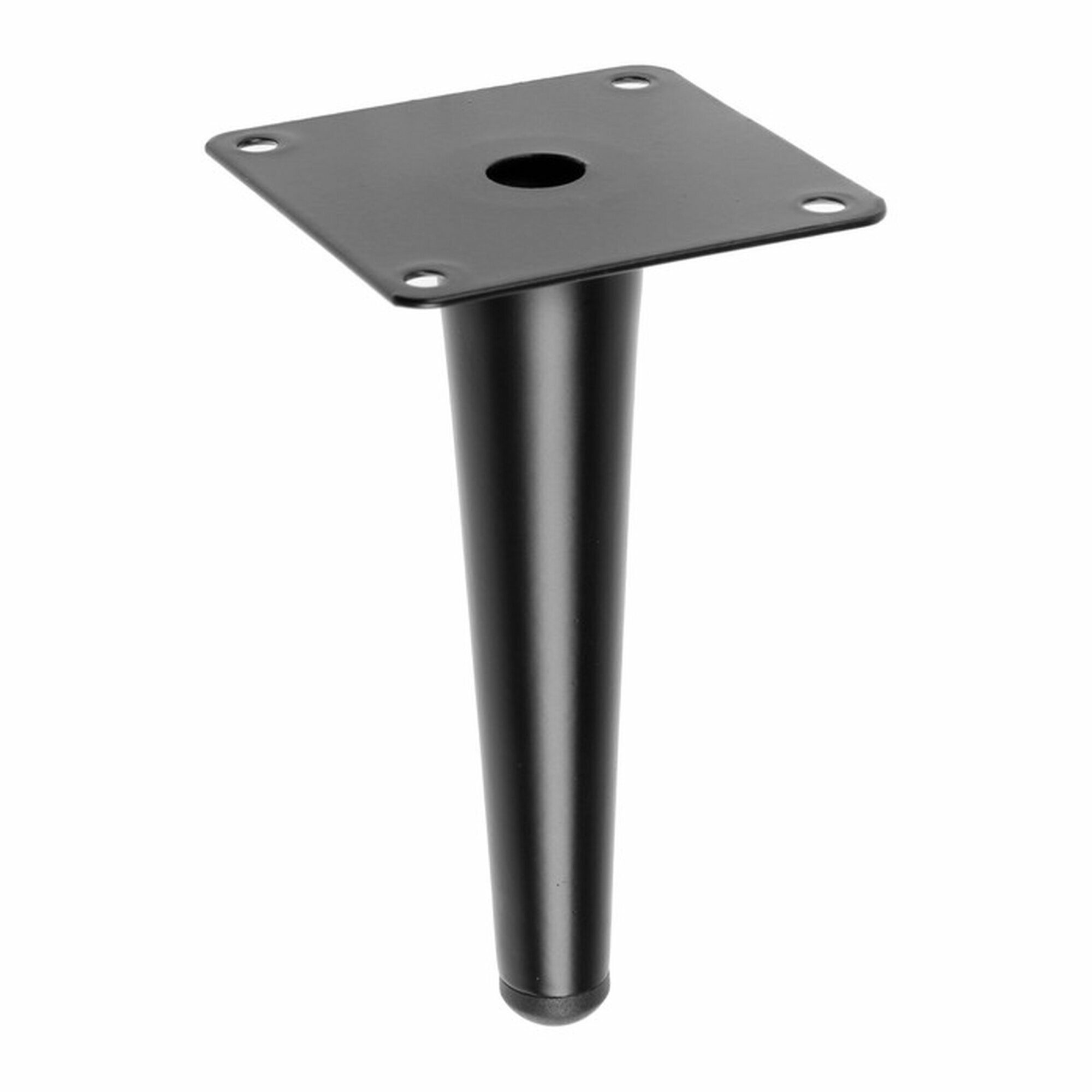 Опора мебельная CAPPIO OP08 h=150 мм толщина площадки 1.8 мм цвет матовый черный