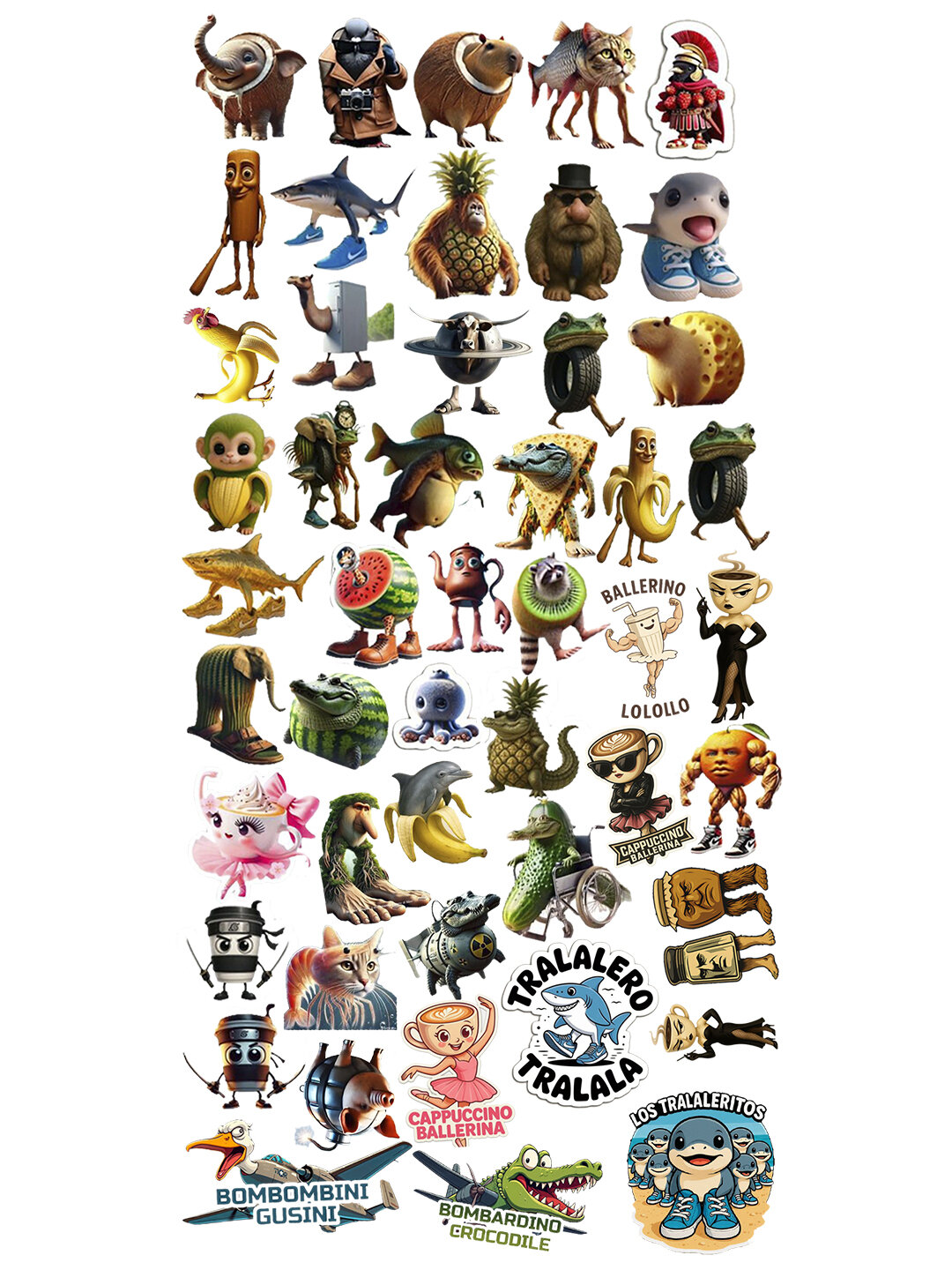 Наклейки на различные темы