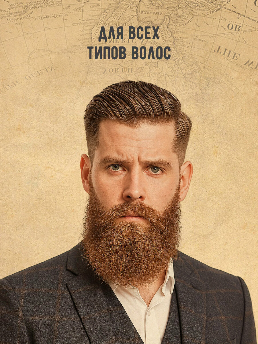 Шампунь Captain Fawcett Beer'd Shampoo, для бороды, питание, очищение, защита, 250мл — фото 1