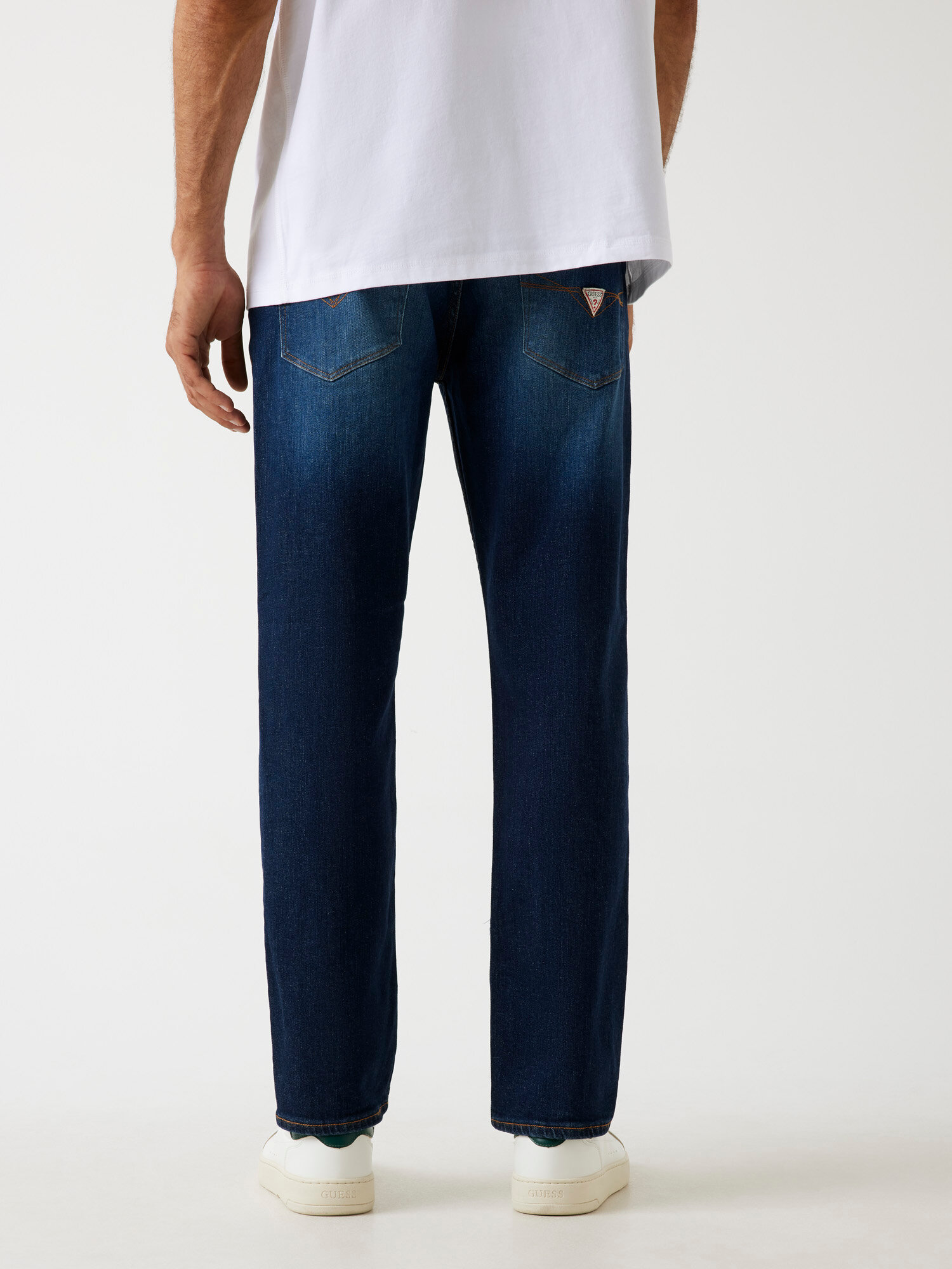 Джинсы зауженные GUESS, размер 29/34 JEAN, серый — фото 1