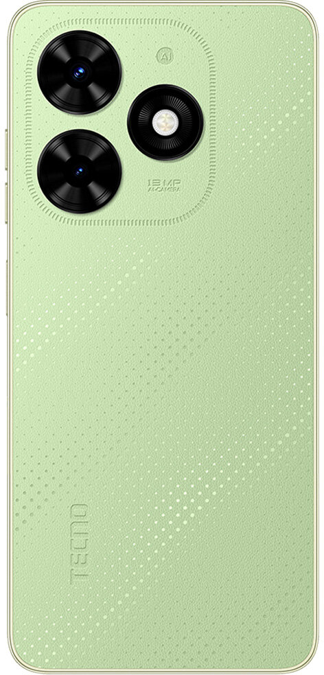 Смартфон TECNO Spark Go 2024 3/64 ГБ, Dual nano SIM, Magic Skin 2.0 Green