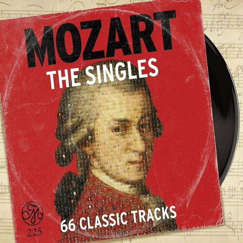 Audio CD Wolfgang Amadeus Mozart (1756-1791) - Mozart 225 The Singles (66 Classic Tracks) (3 CD) audio cd wolfgang amadeus mozart 1756 1791 requiem kv 626 1 cd
