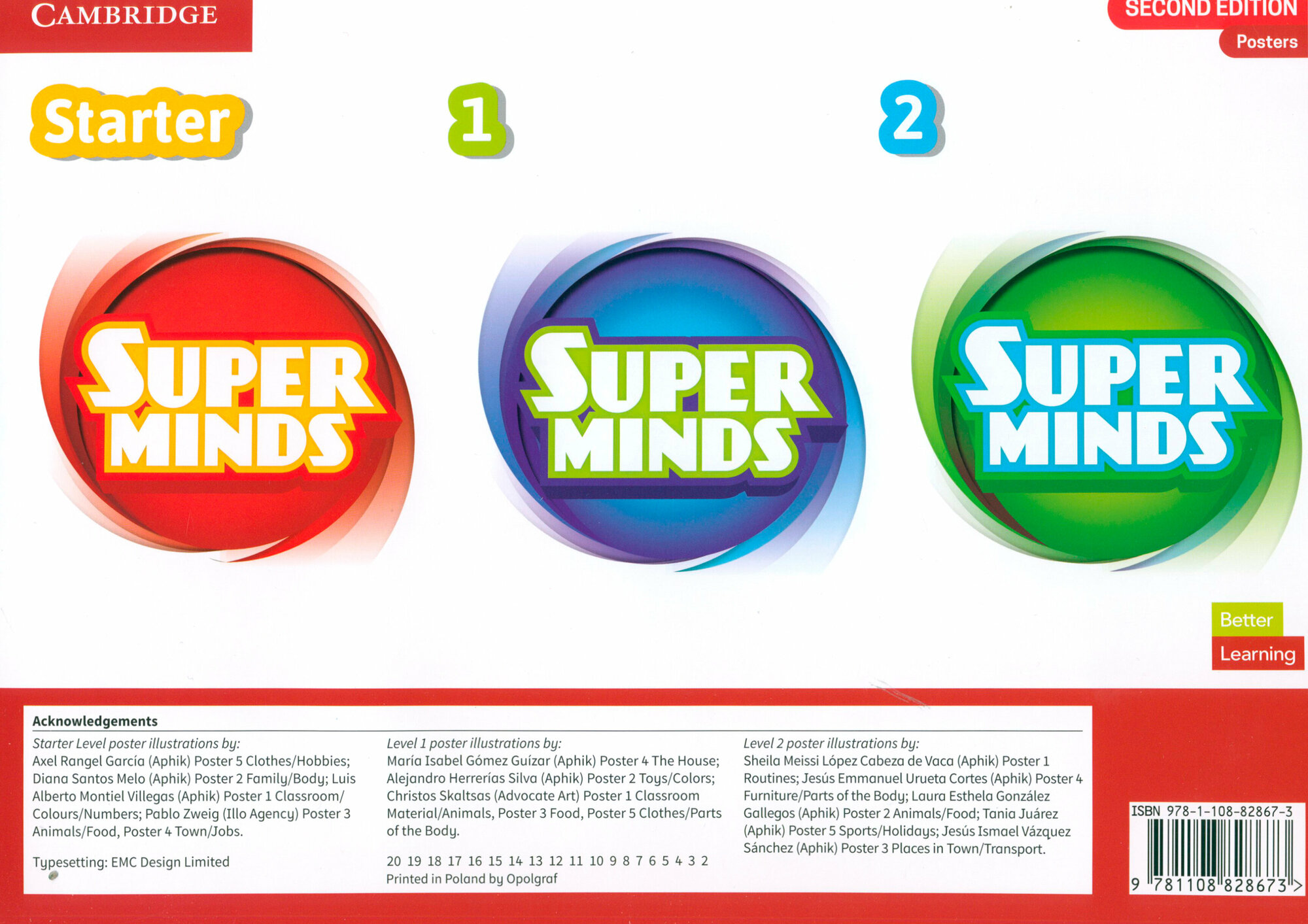 Super Minds. 2nd Edition. Starter. Levels 1–2. Poster Pack - фото №2