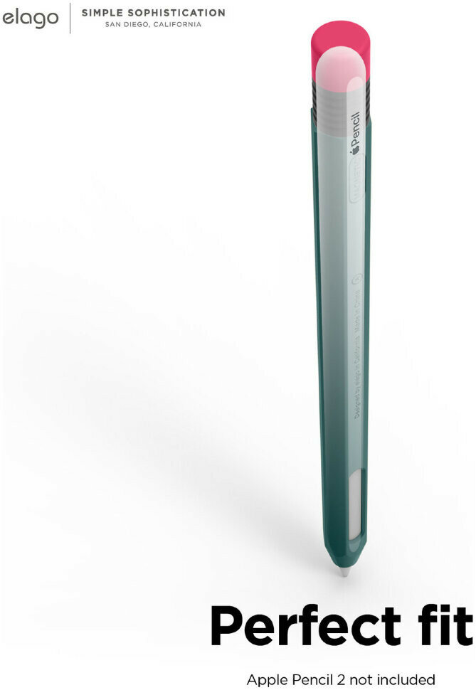 Чехол для Apple Pencil 2 Elago Silicone Case Midnight Green [EAPEN2-SC-MGR]