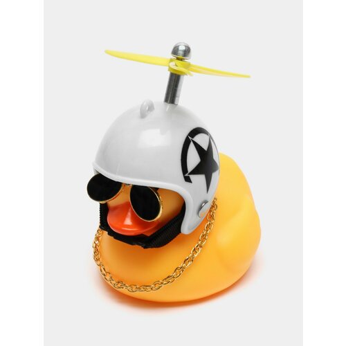 Игрушка Утка в шлеме и очках с пропеллером в машину Цвет Белый 799₽