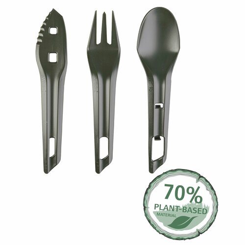 фото Походная посуда wildo the ocys outdoor cutlery set olive