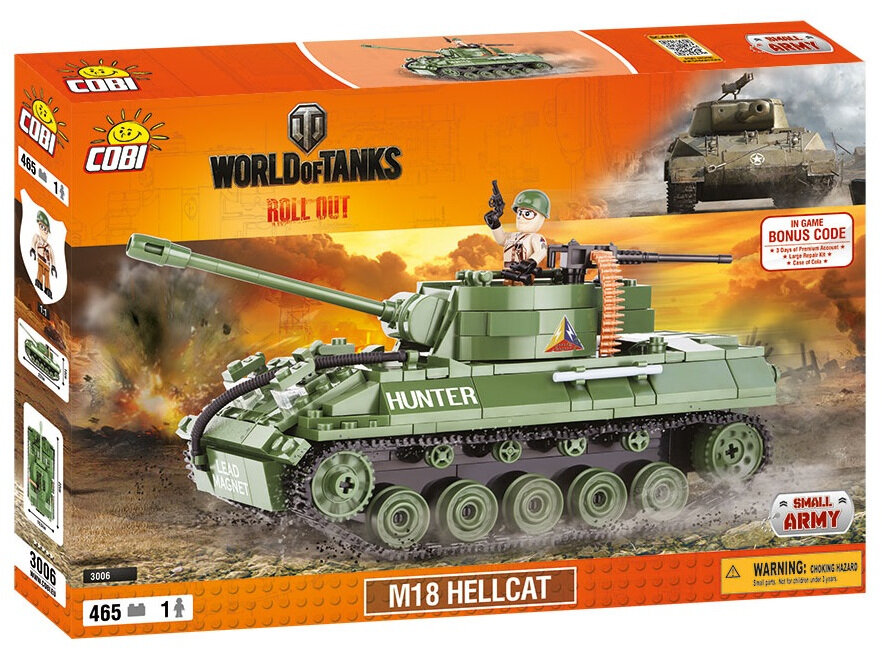 Конструктор Cobi World of Tanks 3006 M18 Hellcat (Адский кот)