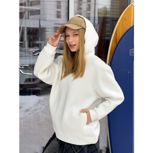 фото Худи real one, размер m, белый