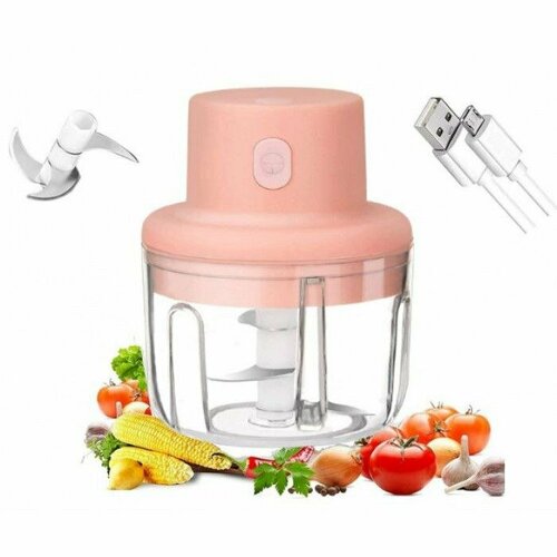 Портативный аккумуляторный блендеркухонный измельчитель 250мл Intelligent electric garlic machine 550₽