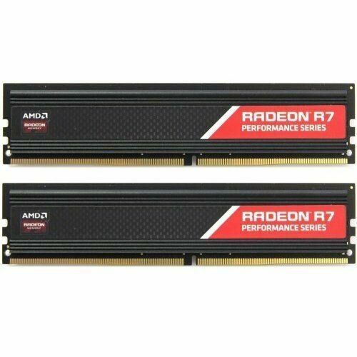 Оперативная память AMD Radeon R7 Performance 32 ГБ 16 ГБ x 2 DDR4 2666 МГц CL16 R7S432G2606U2K 864300₽
