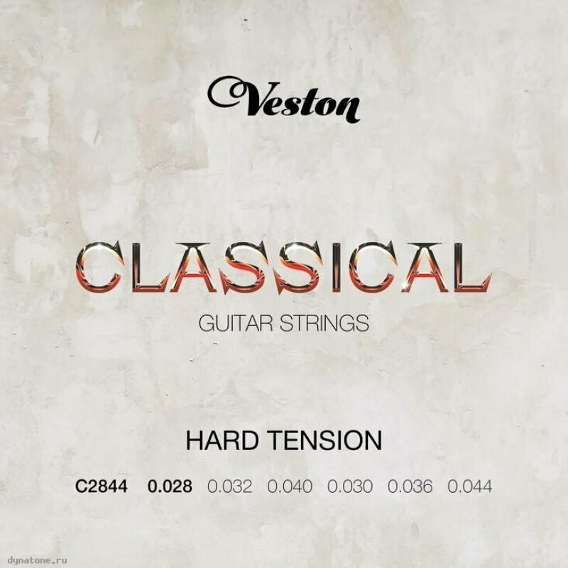 Струны для классической гитары VESTON C2844, Veston (Вестон)