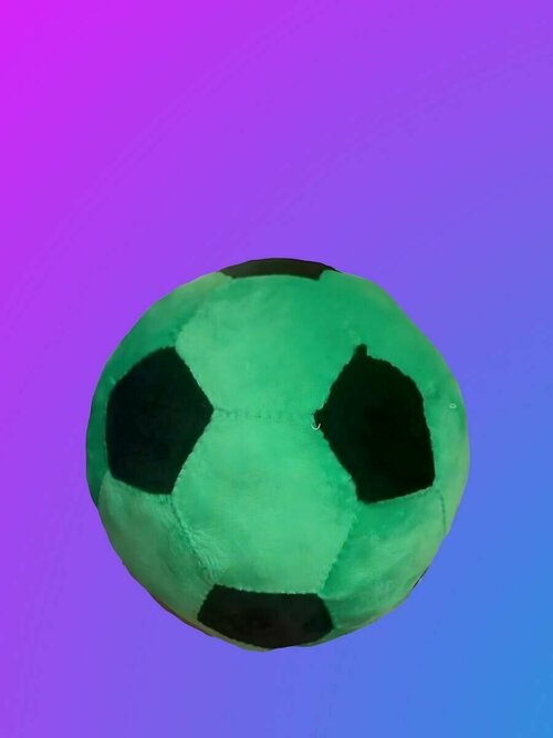 Мягкая игрушка плюшевый футбольный мяч 30 см