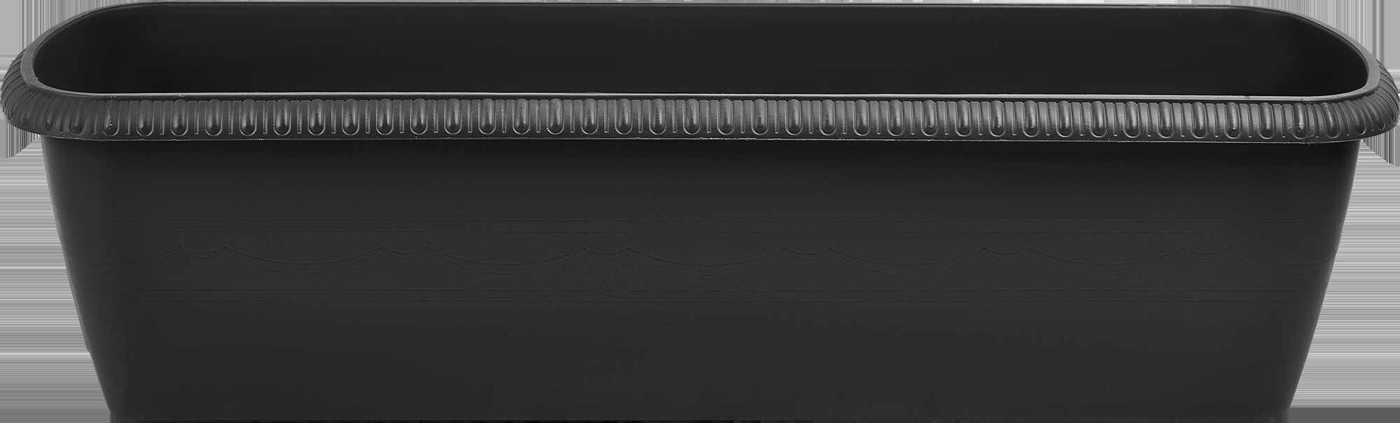 Ящик балконный Жардин 60x20x15.5 см v18 л пластик серый