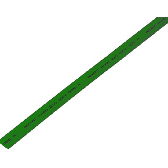 Термоусадочная трубка Rexant 8,0/4,0 мм зеленая (50 шт. по 1 м.), 20-8003
